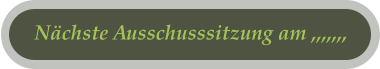 Nächste Ausschusssitzung am ,,,,,,,